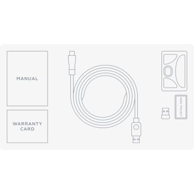 17. Dark Project Novus SE Wireless Gaming myszka Oburęczny RF Wireless + USB Type-C Optyczny 26000 DPI