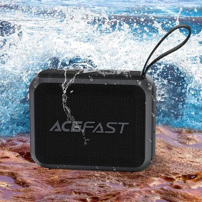 8. Mini głośnik bezprzewodowy Acefast K4 Go Bluetooth 5.4 - czarny
