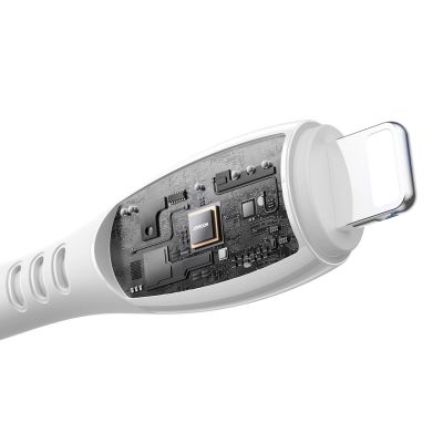 3. Kabel Joyroom S-A59 Vibrant Series 3A USB-A - Lightning 1,2m - biały