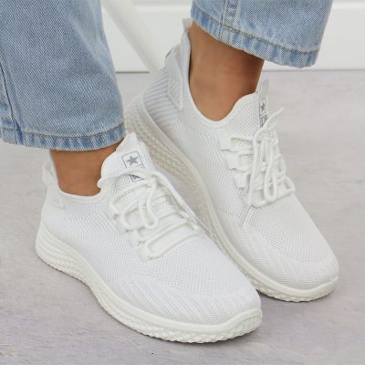 7. Buty sportowe siatkowe lekkie białe News 3634