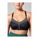 9. Stanik treningowy CASALL Front Zip Sports Bra szary