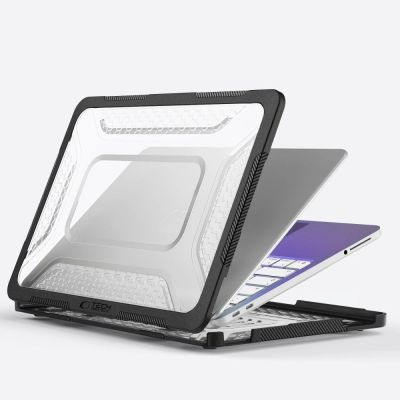 6. Etui Tech-Protect Kevlar Pro na MacBook Neo 13" 2026 - czarno-przezroczyste
