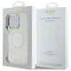 8. Etui Guess IML Metal Colored Circle Classic Logo MagSafe na iPhone 16 Pro - białe