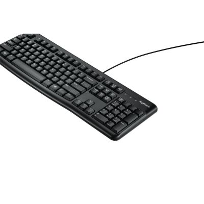 12. Klawiatura membranowa Logitech K120 920-002479 (USB 2.0; (US); kolor czarny)