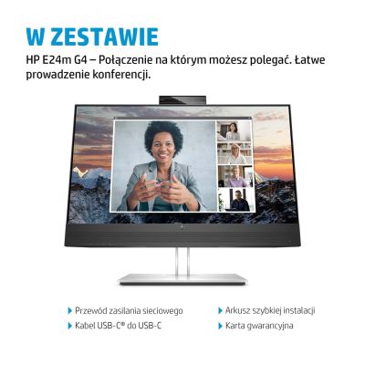 4. MONITOR HP LED 23,8” E24M G4 (40Z32AA)