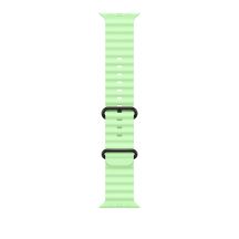 Apple Pasek 49mm Neon Żółty Ocean Band - Tytanowy Czarny