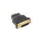 4. Adapter Lanberg AD-0014-BK (HDMI M - DVI-I F; kolor czarny)