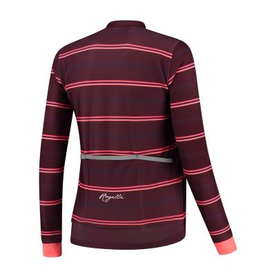 2. Rogelli kurtka zimowa damska STRIPE bordowa L