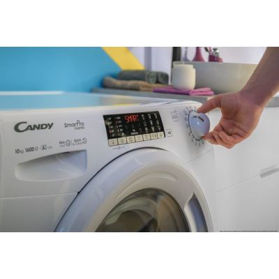 12. Candy Smart Pro Inverter CO 474TWM6/1-S pralka Od przodu 7 kg 1400 RPM Biały