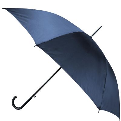 2. PARASOL DŁUGI PÓŁAUTOMATYCZNY Z ZAWIJANĄ RĄCZKĄ GRANATOWY SEMI LINE