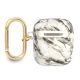 2. Etui Guess Marble Strap Collection na AirPods 1/2 - szare