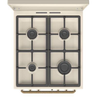Kuchnia gazowo-elektryczna GORENJE GKS5B70CLI Retro | AirFry | termoobieg | AquaClean | kremowy