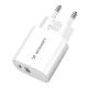 2. Ładowarka sieciowa Wozinsky WGWCW USB-A USB-C 20W - biała