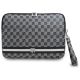 Pokrowiec na laptopa DKNY Sleeve Checkered Pattern Printed Stripes 14" - czarny