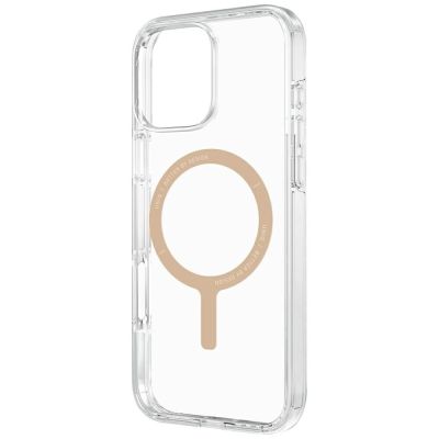 2. Etui UNIQ Clario Magclick Charging na iPhone 16 Pro - przezroczysto-złote