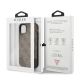 8. Etui Guess 4G Triangle Collection na iPhone 11 6,1" / Xr 6,1" - brązowe
