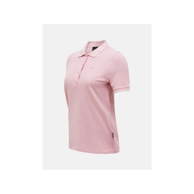 3. Koszulka damska PEAK PERFORMANCE W Classic Cotton Polo kolor różowy