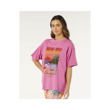 Koszulka damska RIP CURL Hayley O Heritage Tee różowa