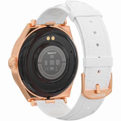 4. Smartwatch Gravity Różowe Złoto Biały GT25-5