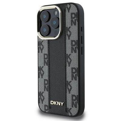 2. Etui DKNY Checkered Pattern Magsafe na iPhone 16 Pro - czarne