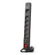 9. Listwa przeciwprzepięciowa Acar S6 USB A+C (szybka ładowarka) 1,5m ; czarny
