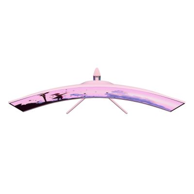 9. Arozzi Nova 49” Curved monitor komputerowy 124,5 cm (49") 5120 x 1440 px Dual QHD LED Różowy