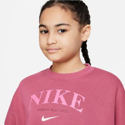 6. Bluza Nike Sportswear Trend Flc Crew Jr DV2563 633