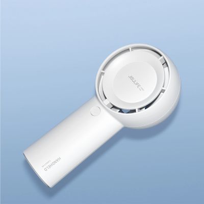 7. Mini dmuchawa Jisulife Handheld Fan Life5 Plus 4000 mAh przenośny wiatraczek wentylator USB - biały