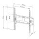 4. TECHLY UCHWYT ŚCIENNY TV LED/LCD 23-55” 50KG SLIM