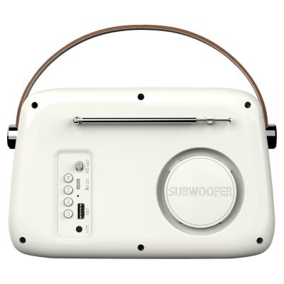 5. SAVIO RADIO PRZENOŚNE BIAŁE RS-02