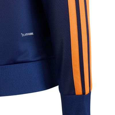 7. Dres dla dzieci adidas Seasonal Essentials Tiberio 3-Stripes granatowy KZ0148