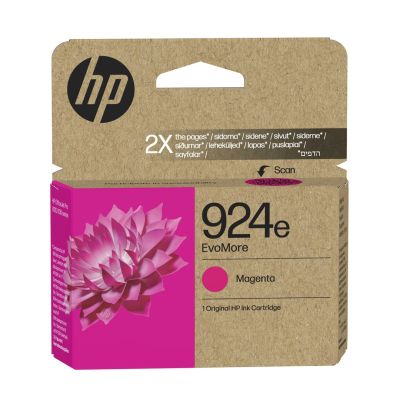 6. HP Oryginalny purpurowy tusz 924e EvoMore