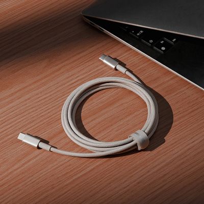 14. Kabel Baseus Tungsten Gold USB-C / USB-C 100W 1m - złoty