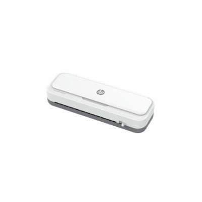 7. HP Laminator ONELAM 400 A3, na zimno/gorąco, zintegrowany trymer, zaokrąglacz rogów, prędkość 40cm/min + 15 folii: 3xA4, 4xA5, 4xA6, 4xB-CARD, biały