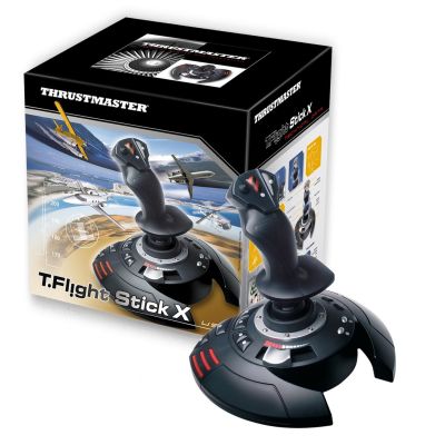 10. Thrustmaster T.Flight Stick X Czarny, Czerwony, Srebrny USB Joystick Analogowy PC, Playstation 3