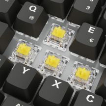 Klawiatura Gamingowa Sharkoon SKILLER SGK50 S3 PBT - Gateron G Pro 3.0 Żółta