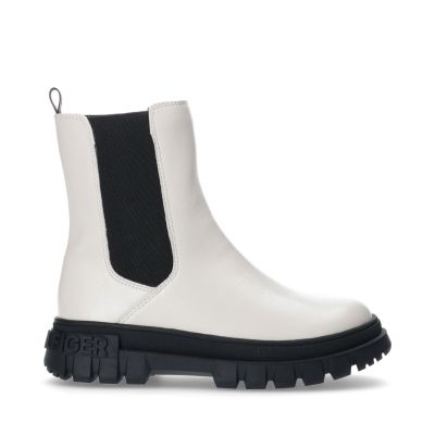 7. Botki Tommy Hilfiger Bootie Ivory T3A5-33058-1355101-101