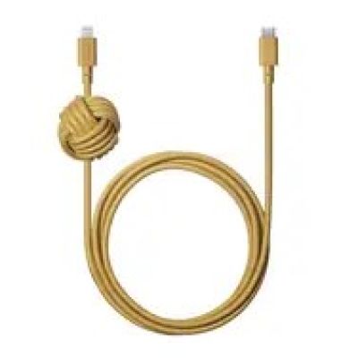 10. Native Union Night Cable - kabel USB-C - lightning, 3 m (kraft)