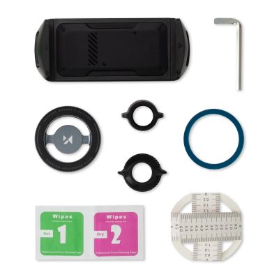 3. Uchwyt magnetyczny Wozinsky WTY0YS1 obrotowy 360° solidny na telefon tablet - szary