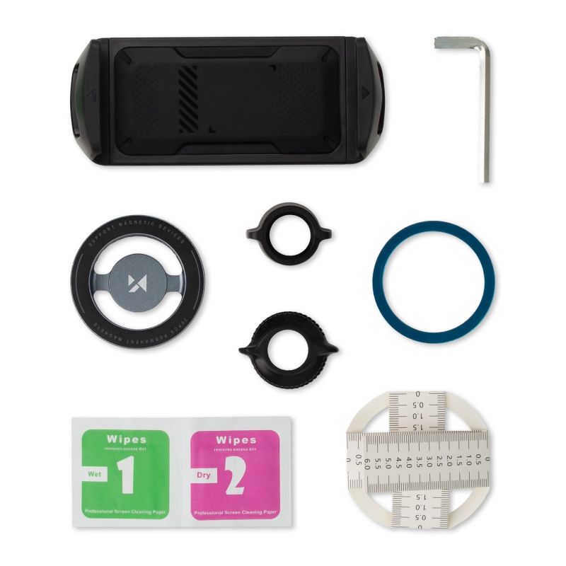 3. Uchwyt magnetyczny Wozinsky WTY0YS1 obrotowy 360° solidny na telefon tablet - szary