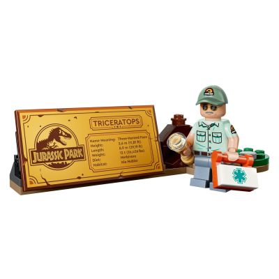 17. LEGO Jurassic World 77985 - Szkielety dinozaurów: Triceratops