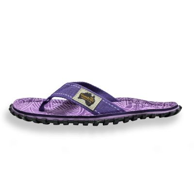 3. Japonki Gumbies Islander Flip-Flops Unisex Purple Signature GU-FFISL151