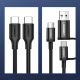 11. Kabel Ugreen US286 USB-C - USB-C PD QC 3A 480Mb/s 1,5m - czarny