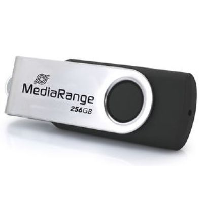 2. MediaRange MR1955 pamięć USB 256 GB USB Type-C 3.2 Gen 1 (3.1 Gen 1) Czarny, Srebrny