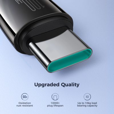 10. Kabel Joyroom Pioneer Series SA31-AC6 USB-A / USB-C 100W 1.2m - czarny