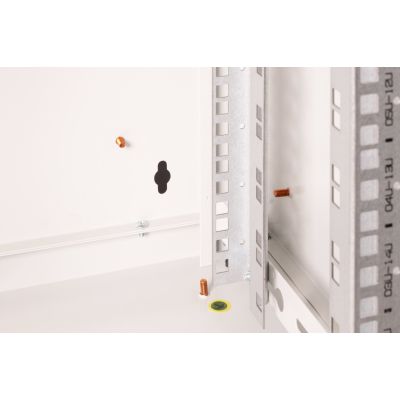8. Digitus Szafa sieciowa wisząca Unique 19" 16U rack 600x450, drzwi szyba, szary, niedzielona, złożona, 100kg