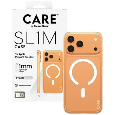 4. Etui CARE by PanzerGlass SL1M MagSafe na iPhone 17 Pro Max - przezroczyste