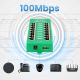22. Extralink Gigabit PoE Injector 8 Portowy Aktywny, 8 portów Gigabit 802.3at/af, Mode A