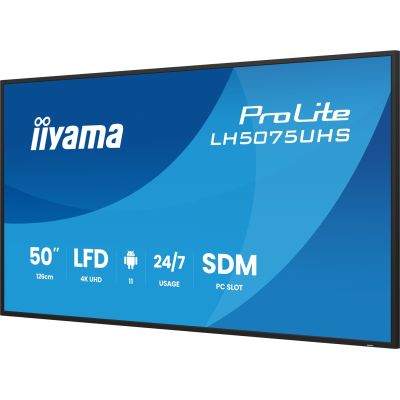 6. Panel Iiyama 50" 3840x2160 UHD VA Haze 25% 500cd/m2
