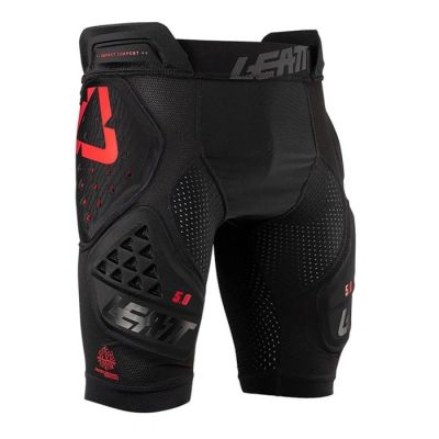 3. Spodenki z ochraniaczem LEATT Impact Shorts 3DF 5.0 rozmiar L, czarne